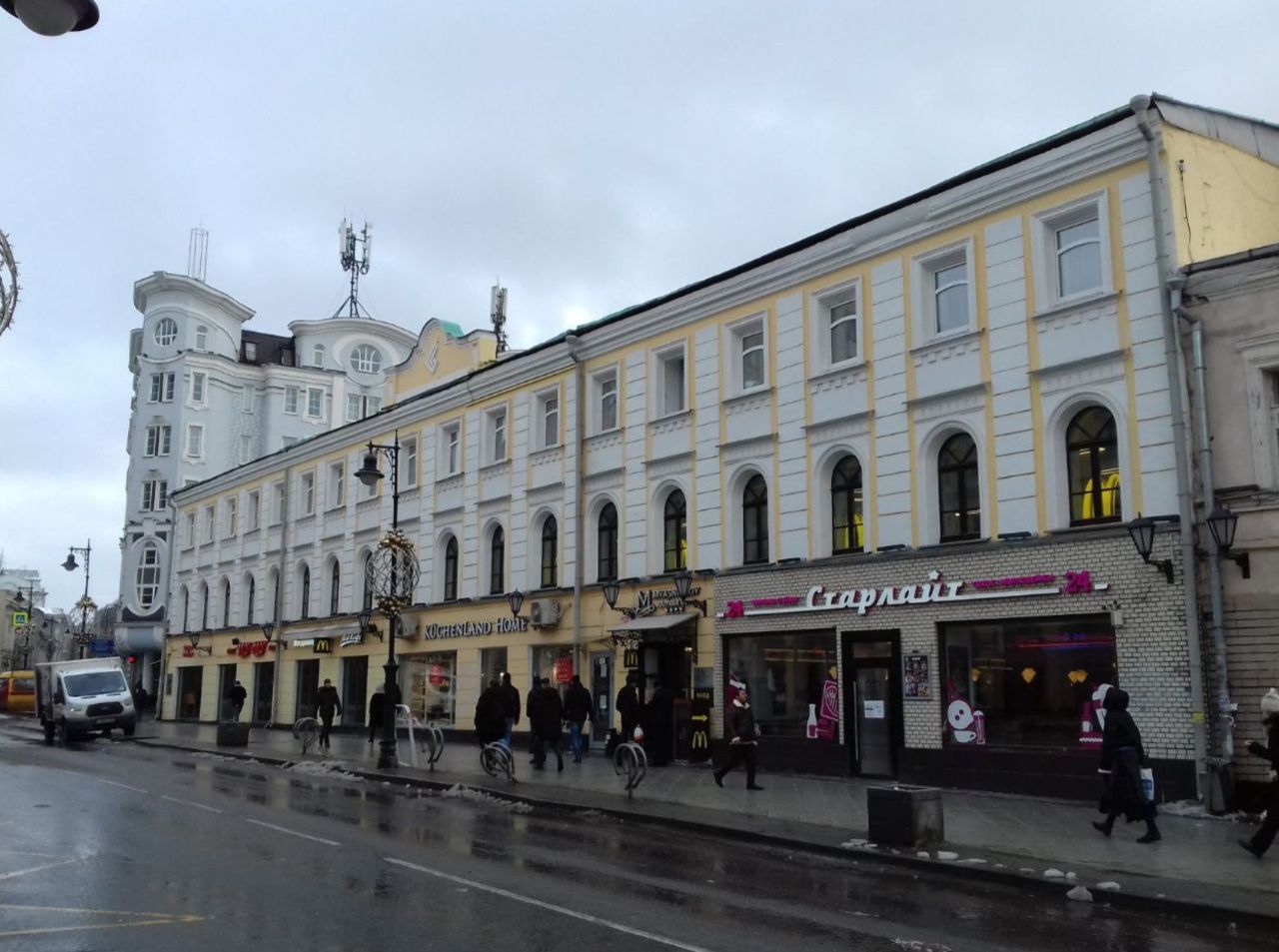 фасад дома, здание по адресу г Москва, ул Мясницкая, д 14/2 стр 1